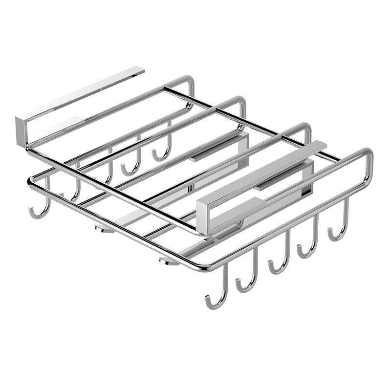 Under Shelf Storage Rack Home Kitchen Hanging Cabinet