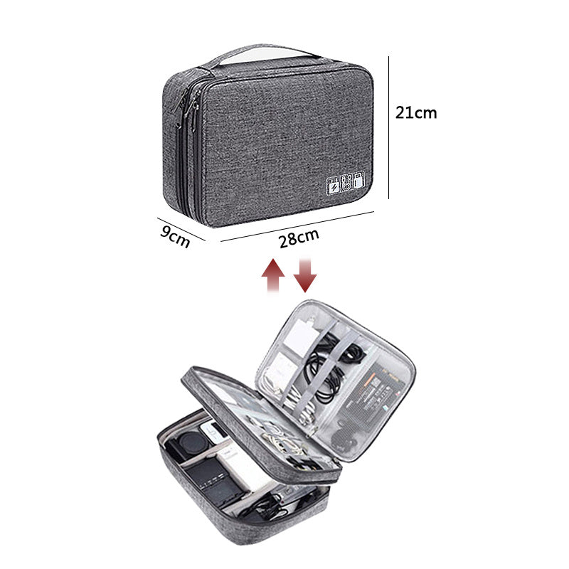 Portable Digital Storage Bag For Electronic Accessories
