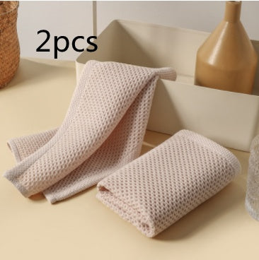 Honeycomb Absorbent Cotton Breathable Kitchen Cleaning Towel