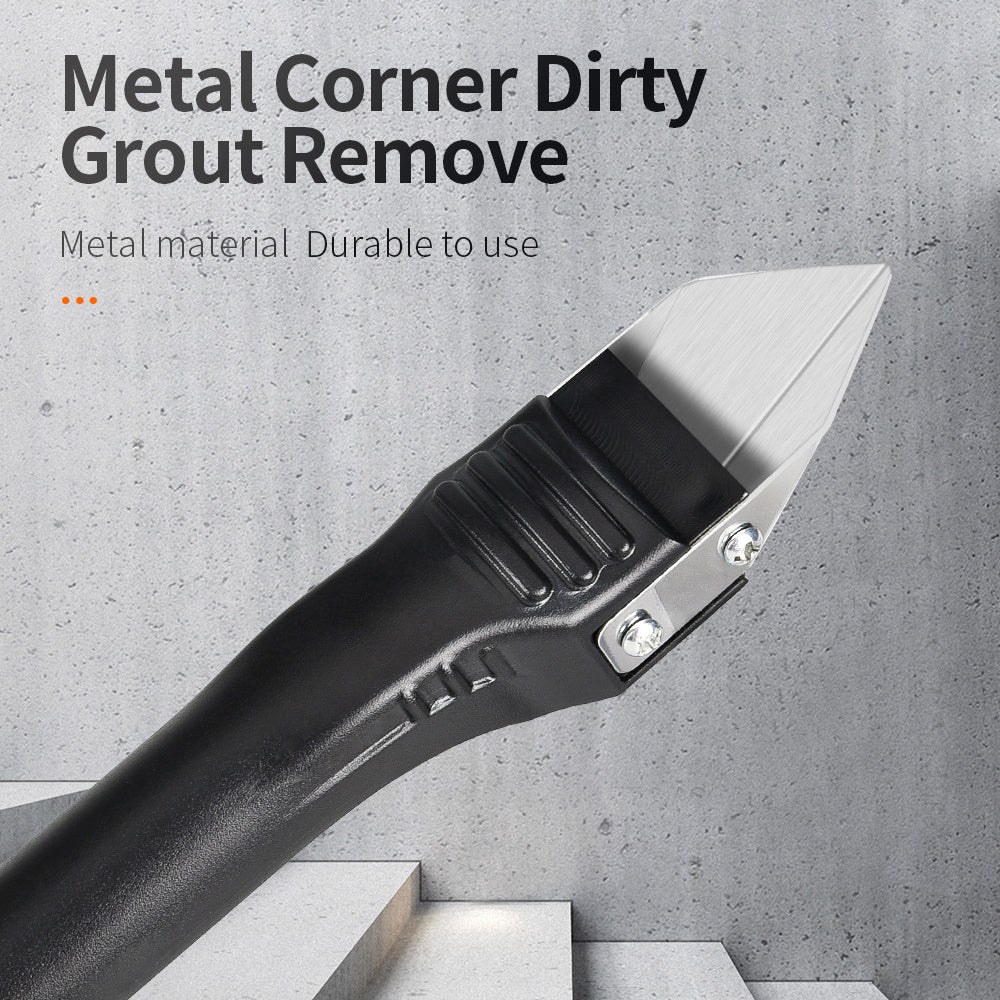 Caulking Tool Metal Scraper Nozzle Smear Grout